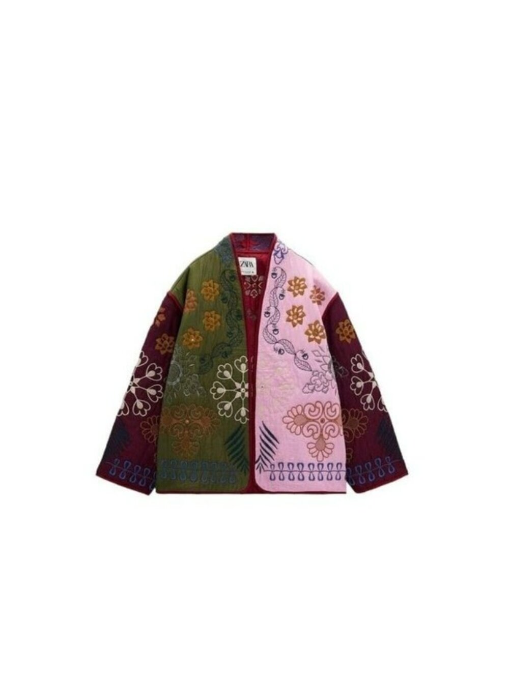 ZARA EMBROIDERED JACKET MULTICOLOURED SIZE S | 7521/053